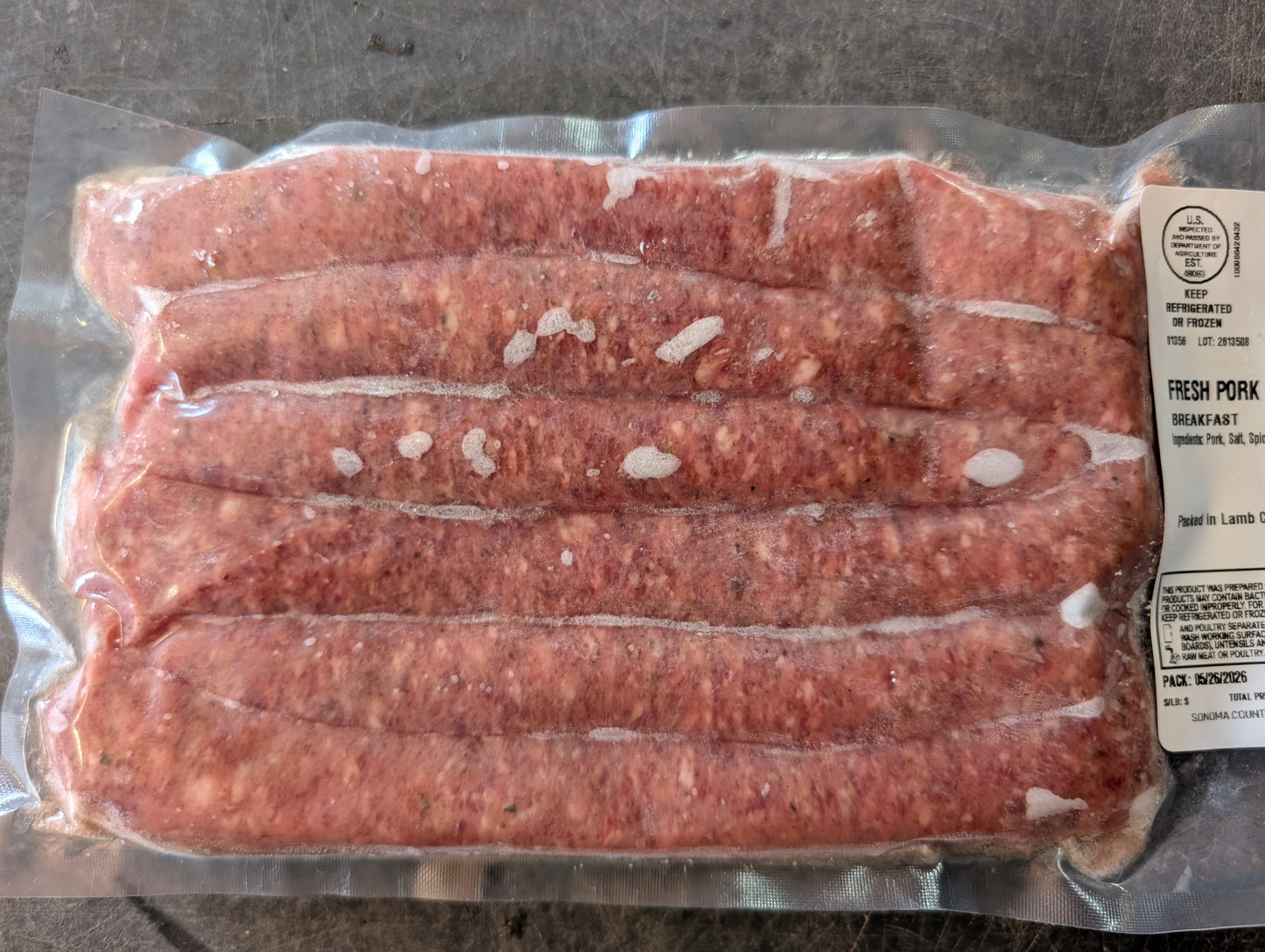 Pork Breakfast Sausage Links